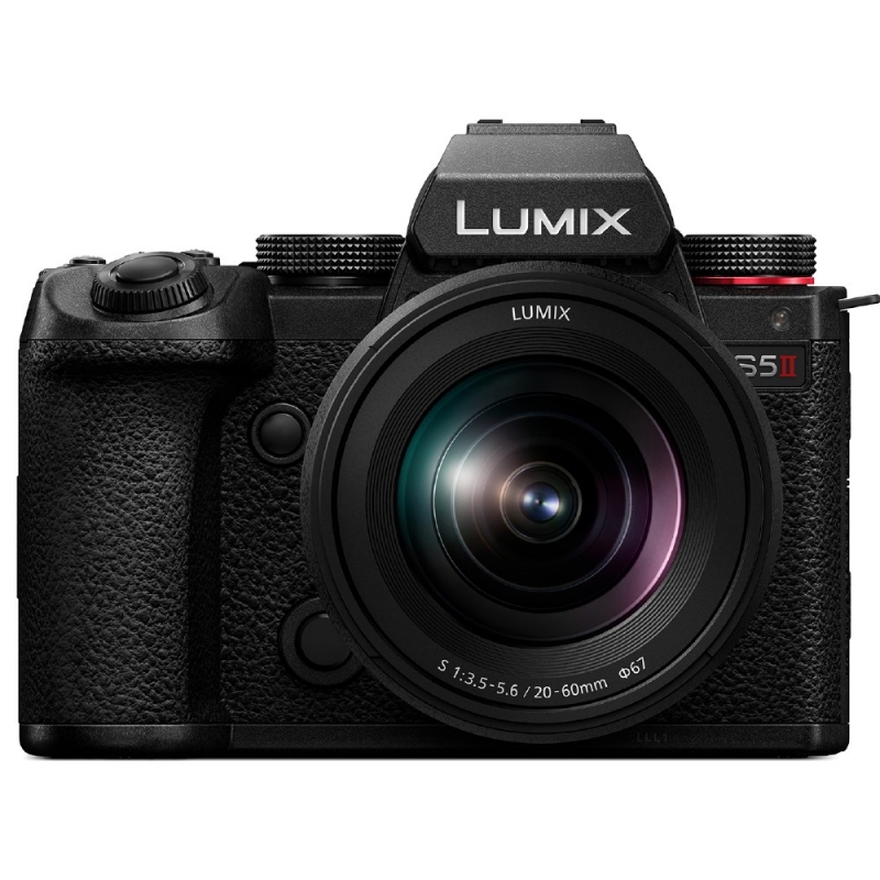 panasonic lumix s5 ii digital camera + 20-60mm f/3.5-5.6 lens