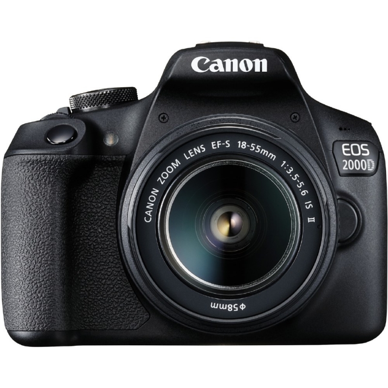 Canon EOS 2000D Digital SLR Camera with 18-55mm IS II Lens