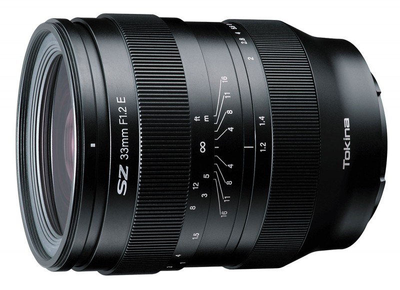 tokina sz 33mm f/1.2 lens for sony e