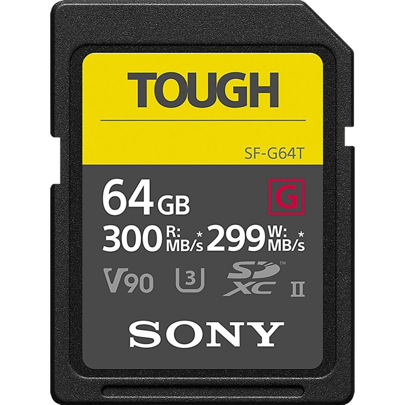 Sony G Series TOUGH 64GB UHS-II 299MB/Sec SDX