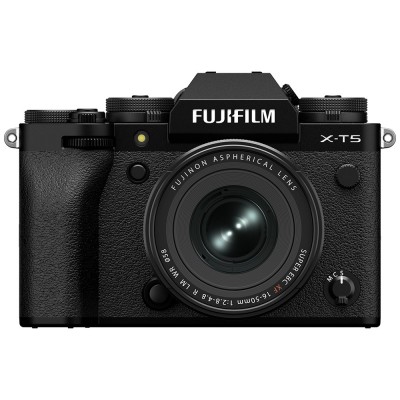 fujifilm x-t5 digital camera + 16-50mm f/2.8-4.8 r lm wr lens (black)