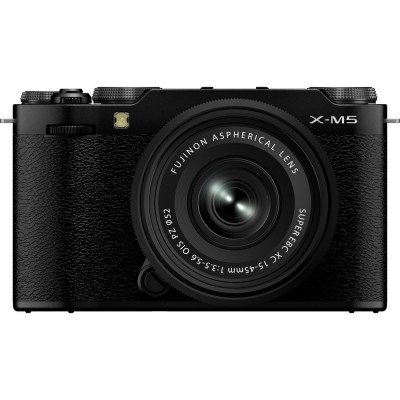 fujifilm x-m5 digital camera + xc 15-45mm f/3.5-5.6 ois pz lens (black)